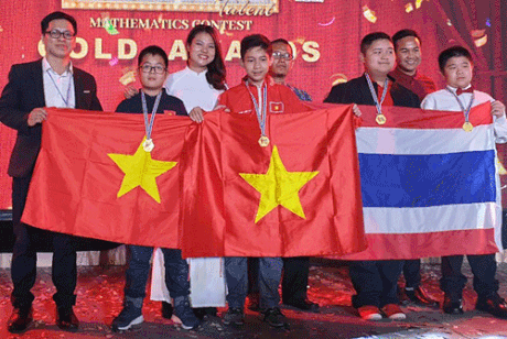 Học sinh Việt Nam giành hai HCV thi Tìm kiếm tài năng toán quốc tế